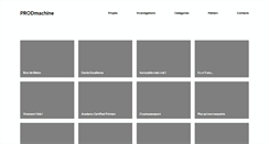 Desktop Screenshot of prodmachine.fr