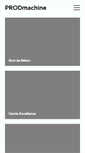 Mobile Screenshot of prodmachine.fr